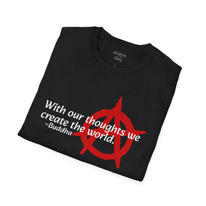 WITH OUR THOUGHTS ANARCHY Unisex Softstyle T-Shirt